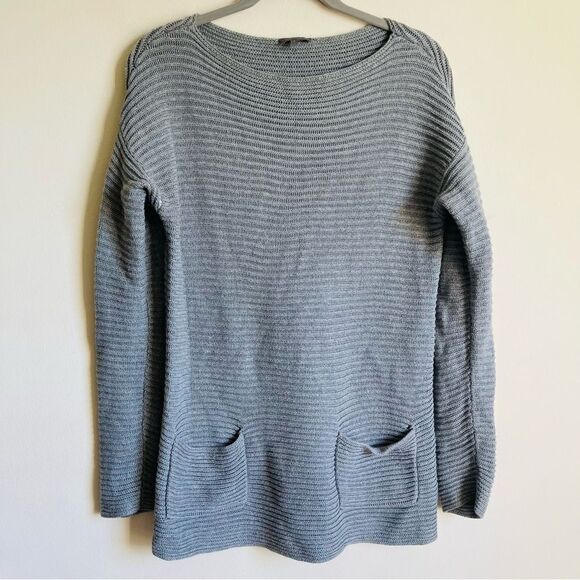 Vince Camuto Dresses & Skirts - Vince Camuto Gray Front Pocket Thick Knit Sweater Dress S
